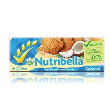 Nutribella keksz fruktózzal kókuszos 105 g előétel és snack