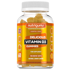 Nutrigums D3-vitamin, 60 db zselés cukorka Étrend-kiegészítő vitamin és táplálékkiegészítő