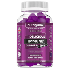 Nutrigums Immune Complex, immunerősítő, 60 db zselés cukorka  Étrend-kiegészítő vitamin és táplálékkiegészítő