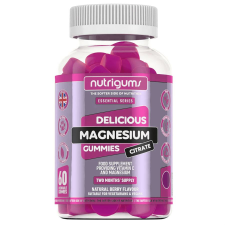 Nutrigums Magnézium-citrát,magnézium-citrát,60db zselés cukorka Étrend-kiegészítő vitamin és táplálékkiegészítő