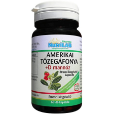 NutriLAB Amerikai tőzegáfonya +D mannóz vega 60X vitamin és táplálékkiegészítő