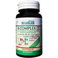  NutriLAB B-Complex vega kapszula 60X vitamin és táplálékkiegészítő
