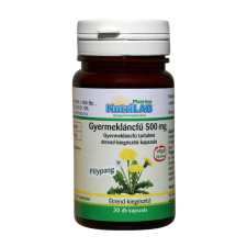 Nutrilab Gyermekláncfű vega kapszula 30X Pitypang vitamin és táplálékkiegészítő