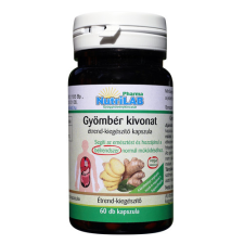 NutriLAB Gyömbér kivonat vega kapszula 60x vitamin és táplálékkiegészítő