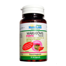 Nutrilab Máriatövis forte 30 kapszula Silimarin vitamin és táplálékkiegészítő