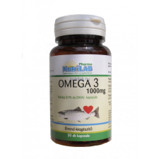 Nutrilab Omega 3 1000 mg halolaj kapszula 30x vitamin és táplálékkiegészítő