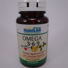  Nutrilab omega 3-6-9 500 mg 90x 90 db gyógyhatású készítmény