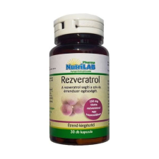 Nutrilab rezveratrol kapszula 30db vitamin és táplálékkiegészítő