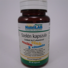  Nutrilab szelén cinkkel 30 db vitamin és táplálékkiegészítő