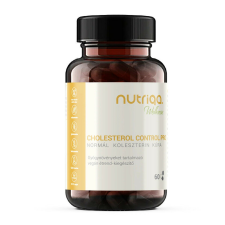  Nutriqa cholesterol control pro normál koleszterin kúra vegán kapszula 60 db vitamin és táplálékkiegészítő