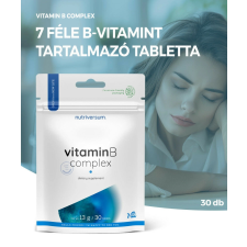 Nutriversum B-vitamin Complex - 30 db vitamin és táplálékkiegészítő