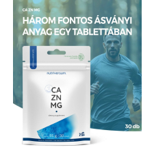 Nutriversum Kalcium Cink Magnézium tabletta - 30 db vitamin és táplálékkiegészítő