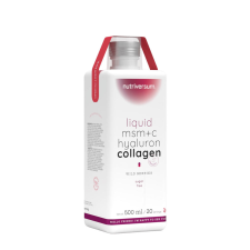 Nutriversum Liquid MSM+C Hyaluron Collagen - WOMEN (500 ml, Erdei gyümölcs) vitamin és táplálékkiegészítő