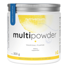 Nutriversum Multi Powder - 300 g - trópusi gyümölcs - Nutriversum vitamin és táplálékkiegészítő
