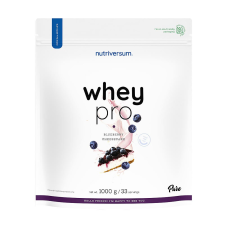 Nutriversum Whey PRO - Tejsavó Fehérje - PURE (1000 g, Málna Sajttorta) vitamin és táplálékkiegészítő