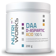 NutriWorks DAA D-aszparaginsav, d-aszparaginsav, 200 g vitamin és táplálékkiegészítő