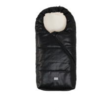 Nuvita AW Junior Pop bundazsák 100cm - Eco Black Leather / Beige - 9635 babakabát, overál, bundazsák