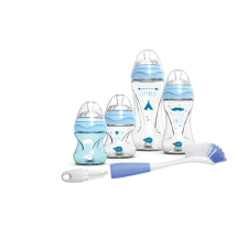 Nuvita cumisüveg szett + Mimic cumisüveg mosó kefe - Blue - 10051 cumisüveg