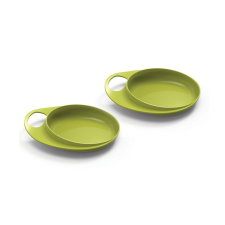 Nuvita EasyEating tányér 2db - green - 8451 babaétkészlet