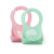 Nuvita Squashy szilikon előke - zöld & pink - 4370