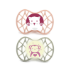 Nuvita Symmetric Air55 2db-os cumi szett 6+ - English Rose/Sage Green - cica/majom 70852