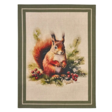 Nuvole di Stoffa Konyharuha 50x70cm Bosco incantato, mókus karácsonyi textilia