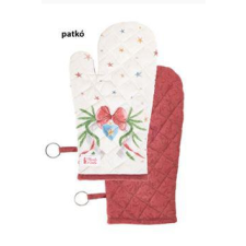 Nuvole di Stoffa N.S.HTH251605B Edényfogó kesztyű 19x32cm, pamut, Giostra, patkó lakástextília