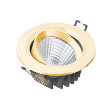 NVC Lighting NLED 192D 9W 3000K szpot mélysugárzó arany világítás