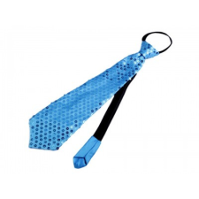  Nyakkendő flitterekkel - Azúrkék nyakkendő