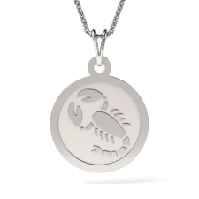  Nyaklánc ezüst medál modellel Talisman Scorpion nyaklánc
