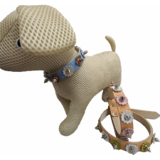  Nyakörv bélelt böko virágos 20mm, 45cm nyakörv, póráz, hám kutyáknak