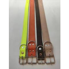  Nyakörv (bőr, bélelt) kutyák részére (több féle színben) 40mm/60cm nyakörv, póráz, hám kutyáknak