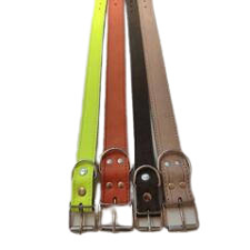  Nyakörv (bőr, bélelt) kutyák részére (több féle színben) 50mm/70cm nyakörv, póráz, hám kutyáknak