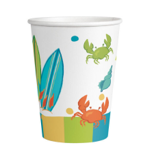 Nyár Surf Party papír pohár 8 db-os 250 ml party kellék