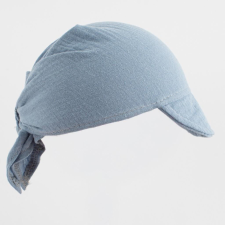 Nyári muszlin baba fejkendő napellenzővel New Baby blue gyerek sapka