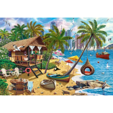  Nyári városi puzzle - 1000 darabos puzzle, kirakós
