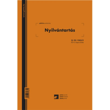 Nyilvántartás (standkönyv) 50x2 lapos tömb A/4 álló nyomtatvány