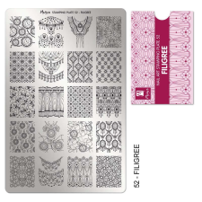 Nyomdalemez 52 Filigree körömdíszítő