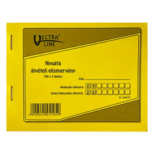  Nyomtatvány átvételi elismervény VECTRA-LINE nyomtatvány