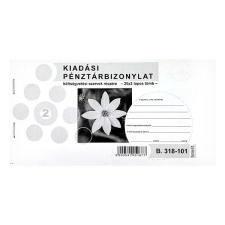 Nyomtatvány kiadási pénztárbizonylat költségvetési szervek részére vegykezelt nyomtatvány