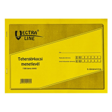  Nyomtatvány tehergépjármű menetlevél VECTRA-LINE A/4 100 lapos nyomtatvány