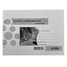 - Nyomtatvány útnyilvántartó A/5 fekvő 50 lapos nyomtatvány