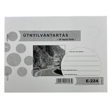 Nyomtatvány útnyilvántartó A/5 fekvő 50 lapos nyomtatvány