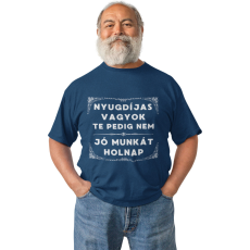  Nyugdíjas vagyok, jó munkát holnap - Férfi Póló
