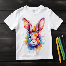  Nyúl póló (Gyerek)(Színes)