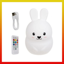  Nyúl RGB éjjeli lámpa távirányítóval 00012529 világítás