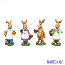  Nyuszi álló figura 7,5cm dekorációs kellék