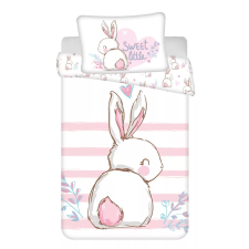 Nyuszi Sweet gyerek ágyneműhuzat 100x135 cm, 40x60 cm lakástextília