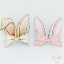  Nyuszifül - nyomtatott dekorkarton dekorációs kellék