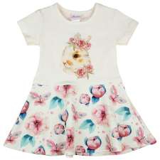  Nyuszis rövid ujjú pamut ruha lányka ruha